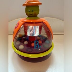 B Toys Poppitoppy Ball Popper Toy Tumble Top Spinning Toy Toddler Kids